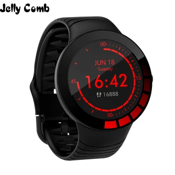 Jelly Ķemme E3 Smart Skatīties Vīrieši IP68 Ūdensnecaurlaidīga Laika Displejs Smart Skatīties Tālrunis ar skārienekrānu Bluetooth Smartwatch Asins skābekļa
