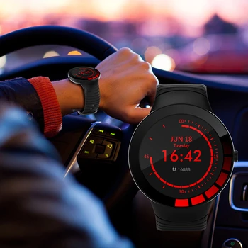 Jelly Ķemme E3 Smart Skatīties Vīrieši IP68 Ūdensnecaurlaidīga Laika Displejs Smart Skatīties Tālrunis ar skārienekrānu Bluetooth Smartwatch Asins skābekļa