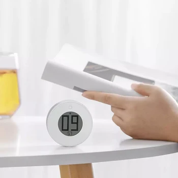 Jiezhi Modinātājs Magnētisko Elektroniskais Taimeris LCD Digitālo Ekrānu Virtuve, ēdienu Gatavošanas Atgādinājums Atpakaļskaitīšanas Laiku Precīzu 10s-99min