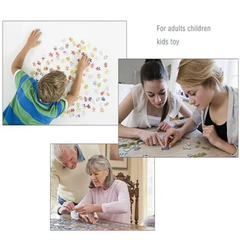 Jigsaw Puzzles 500 Gabali, Montāžas Attēlu Ziemassvētku Puzzle Rotaļlietas, Pieaugušajiem, Bērnu, Bērniem, Bērnu Spēles Izglītojošas Rotaļlietas#LR2