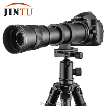 JINTU 420-800mm F/8.3-16 Top Telefoto Manuālais Fokuss Objektīva Komplekts Canon EOS M EF-M Mount M10 M50 M100 M5 kameru, teleskopu foto