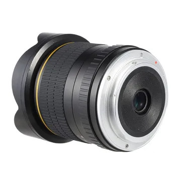 JINTU TOP 8mm F/3.5 Ultra Plata Leņķa Zivsacs Objektīvs Nikon SLR Kameru D5500 D5600 D7500 D3300 D3200 D3500 D90 D7200 D700 D850