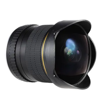 JINTU TOP 8mm F/3.5 Ultra Plata Leņķa Zivsacs Objektīvs Nikon SLR Kameru D5500 D5600 D7500 D3300 D3200 D3500 D90 D7200 D700 D850