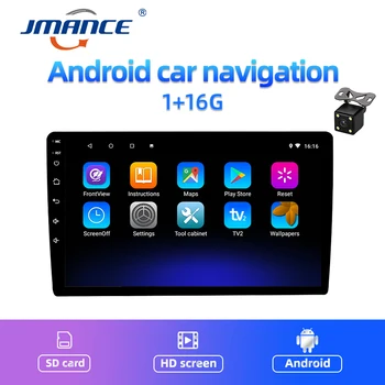 JMANCE 10 Collu Auto 2 din Android 9 Radio 2.5 D Auto Multime video Atskaņotājs Volkswagen Nissan Hyundai Kia toyota CR-V lada