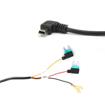 JMCQ Grūti Vadu Komplekts Mini USB Auto Lādētāju Strāvas Pārveidotājs Converter Adapteris Dash Cam DVR Reģistratoru Reģistrs