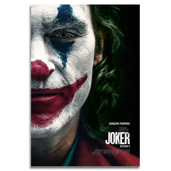 Joker Filmu Zīda Plakātu Sienas Art Print 12x18 20x30 cm Apdares Attēlus, Tapetes Dzīvojamā Istaba Dekori
