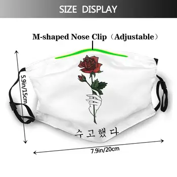 Jonghyun Mutes, Sejas Maska, kas Jums Ir Darīts, Arī Rozes Sejas Maska Modes ar 2 Filtriem Pieaugušo Diezgan Maska