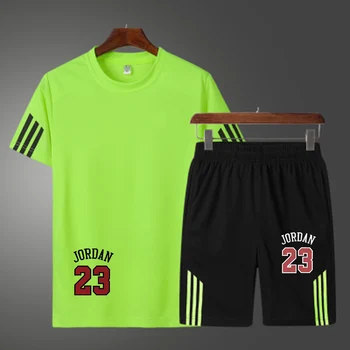Jordānija 23 vīriešu sporta ātri sausas, plānas sporta gadījuma uzvalks iespiesti basketbola wear fashion pāris valkāt 2020