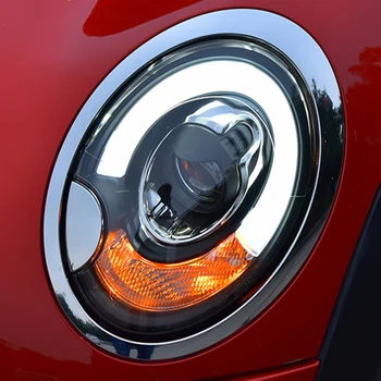JR auto BMW mini R56 lukturu montāža 2006-2013 LED dienas gaitas lampas lēca 