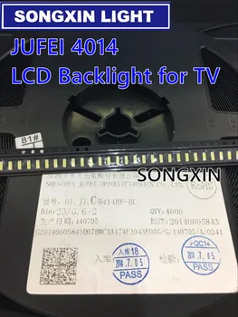 JUFEI 4014 LED 500 gab Apgaismojums Vidū LED Jaudu 0,5 W, 3 V 4014 balts LCD displeja Apgaismojums TV TV Piemērošanu 01.JT.CB414BF-BC