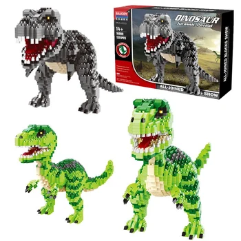 Jurassic Pasaules 2 Celtniecības Bloki Legoings Dinozauri Skaitļi Ķieģeļi Duplos Tyrannosaurus Rex Park Indominus Apkopot Bērniem Rotaļlietas