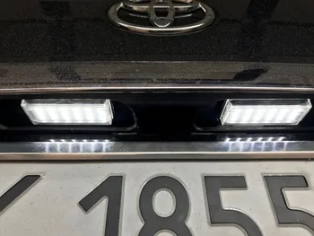 Jxwocwo 2GAB Bez Kļūdām LED Skaits numura zīme Gaismu Lexus LX470 LX570 GX470 led auto 12v led