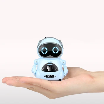 Kabatas TĀLVADĪBAS Robotu Runā Interaktīvā Dialogā ar Balss Atpazīšanas Ierakstu Dziedāšana, Dejošana Stāsta RC Mini Robots Rotaļlietas, Dāvanu