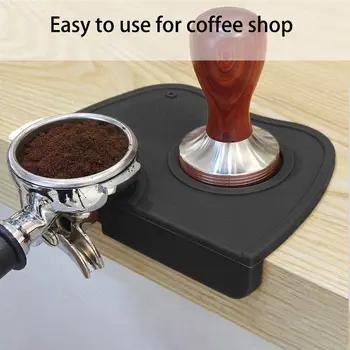 Kafijas Aizskart Mat Turētājs Pad - Silikona Espresso Blietēšanas Mat Anti Slip Stūrī Blietēšanas Pad,Profesionālās Bārs, Ģimenes Svarīgi