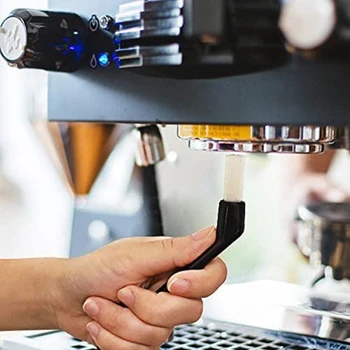 Kafijas aparātu Tīrīšanas Suka Komplekts, 3 Gabali Espresso Tīrītāja Sukas ar Karoti Rīks