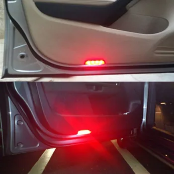 KAHANE 2x LED Auto Durvīm, Gaisma Zem Durvīm Brīdinājuma Gaismas Nav Kļūda Pieklājīgi Gaismu VW Golf 5 6 7 Passat B6 B7 Jetta MK5 CC Tiguan