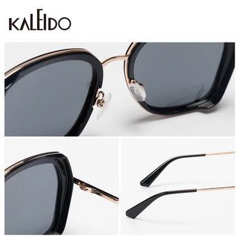 KALEIDO Melnās Saules Brilles Sieviešu Modes 2020. Gada Vasaras Polikarbonāts Objektīva TR Sakausējuma Rāmis UV400 Anti-Reflective saulesbrilles