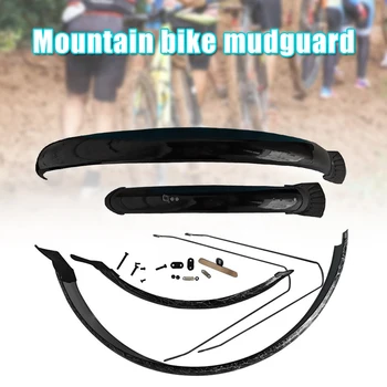 Kalnu Velosipēdu Mudguard 2 Gab Priekšējā Aizmugurējā Spārna, Uzstādīt Velosipēdu Aksesuāru Velosipēdu Riepu Fenderi Piederumi