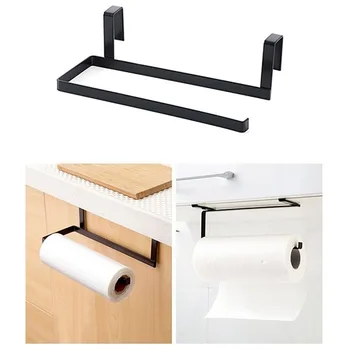 Kalti dzelzs virtuves papīra dvieļu plaukts karājas vannas istaba rullis, papīra turētājs, virtuves, kabineta durvis āķa uzglabāšanas organizators WF812328
