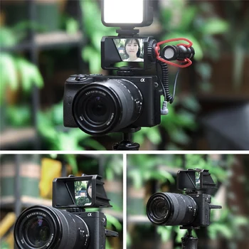 Kamera Vlog Selfie Flip Ekrāna Leņķis Nikon Z6 Z7 Kamera Video Uzņemšanas Atpakaļgaitas Spogulis Mount Sony A6500/6300/A73 Sērija