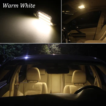 KAMMURI 14X Nav Kļūda Canbus Balts LED Auto Spuldzes Interjera Pakete Komplekts 2009 2010 2011 2012 2013 Acura TSX Interjera Apgaismojums