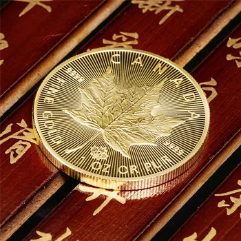 Kanādas Zelta Monētas, Maple Leaf Sadraudzības Karaliene Piemiņas Monētas Savākt Dāvanu karti Piliens kuģniecība