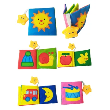 Karikatūra Augļi Mazgājams Bērnu Audums Grāmatas, Vannai Rotaļlietu Skaļi Papīra Asaru Izturīgs Mīksts Grāmatu Bērniem Mācību Montessori 2020 Jaunas