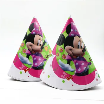 Karikatūra Minnie Mouse 106Pcs/Daudz Bērnu Dušas Zēni Meitenes Dzimšanas dienas Rotājumi Kāzu Gadījumā Puse ierosina Dažādi Trauki Set