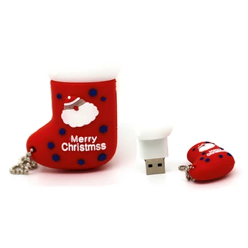 Karikatūra USB Flash Drive Ziemassvētku Dāvanu PenDrive 4GB 8GB 16GB 32GB 64GB Ziemassvētku eglīte/Aļņu, Briežu USB Flash Memory Stick Pen Drive