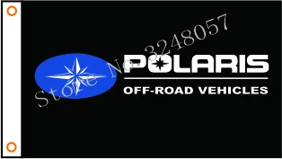 Karoga Motociklu banner POLARIS Motociklu karoga 3x5ft Poliestera 03