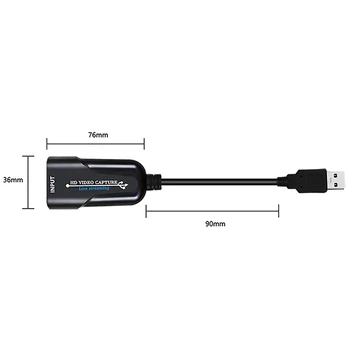 KARSTI Mini Video Capture Karte, USB 3.0, HDMI Video Grabber Ierakstīt Lodziņā PS4 Spēle DVD Videokamera HD Kameras