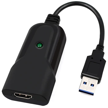 KARSTI Mini Video Capture Karte, USB 3.0, HDMI Video Grabber Ierakstīt Lodziņā PS4 Spēle DVD Videokamera HD Kameras