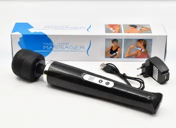 Karstā Jauns 10 Ātrumu Uzlādējams Magic Wand Massager Spēcīgs AV Vibrators Personas Pilnu Ķermeņa Masieris Sieviešu Masturbācija Seksa Rotaļlietu