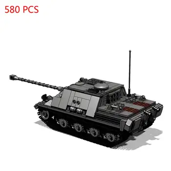 Karstā lepining militāro WW2 tehnikas vācu Armijas Gepards Tank Destroyer transportlīdzekļu kara ieročus, Celtniecības Bloki modelis ķieģeļu rotaļlietas, dāvanu