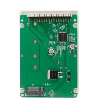 KARSTĀ M. 2 NGFF B+M Taustiņu SATA SSD diska 44 Pin 2.5 IDE Pārveidotāja Adapteris Karte ar Lietā