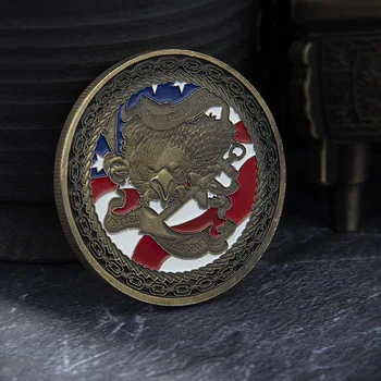 Karstā Monētas ASV jūras kara Flotes Priekšnieku Spēku, Pozitīvo Līderību American Eagle Navy Challenge Monētas Par Militāro Suvenīru Amerikāņu Monētas