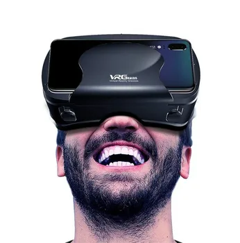 Karstā Pārdošanas! jaunas VRG Pro brilles ar austiņām vr virtuālo realitāti, 3d brilles, lai 5.0-7.0 collu viedtālrunis