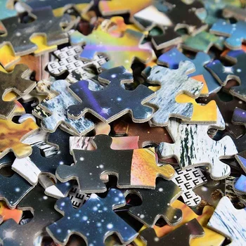 Karstā Pārdošanas jigsaw puzzles 1000 gabali Montāžas attēlu kosmosa ceļojumu, Ainavu, puzles, rotaļlietas pieaugušajiem bērniem bērniem home games