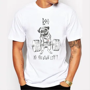 Karstā Pārdošanas Modes Mopsis Tupēt Grūti Īstenot Dizaina Mne Radošo Iespiests T-krekls ar Īsām Piedurknēm Vīriešu Smieklīgi Topi Hipster Gadījuma Tee