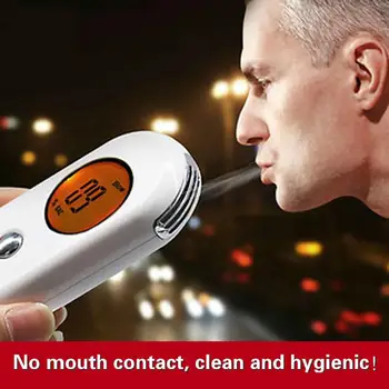 Karstā Pārdošanas Profesionālo LCD Ekrāns Alcohol Breath Tester elpas analizatoru Detektora Testa Ierīces Portatīvo Auto Elektronika Aksesuāri