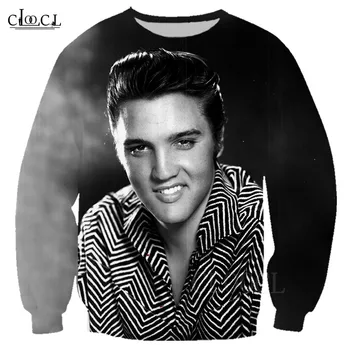 Karstā Pārdošanas Rock Dziedātājs Elviss Preslijs Tee Krekls, Sporta Krekli Vīriešu Harajuku Tshirt 3D Iespiesti Gadījuma Streetwear Kabatas Hoodies