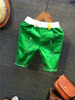 Karstā Pārdošanas Zīmolu Zēnu Apģērbu Bērniem Vasarā Zēnu Drēbes Bērniem Zēnu Apģērba Komplekts T-sūdi + Bikses Kokvilnas 2-7 gadi