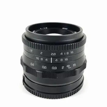 Kaxinda 35mm f/1.2 Manuāli Ministru Fuji X MFT EF-M E Mount Objektīvs Sony Fujifilm Canon Olympus Panasonic Mirrorless Kameru 35 F1.2