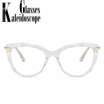Kaķu Acu Brilles Rāmis Sievietēm Pārredzamu Brilles Modes Optisko Datoru, Brilles, Skaidrs, Tuvredzība Rāmis