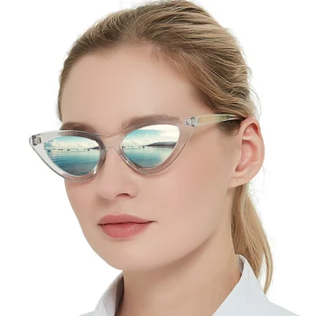 Kaķu Acīm Saulesbrilles Sieviešu Polaroid Vintage Spogulis, Optiku, Saules Brilles Luksusa Dizaineru Toņos Sievietēm Brilles Sieviešu UV400