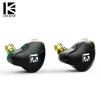 KBEAR KS2 1BA + 1DD in-ear austiņas HIFI sporta monitora austiņas darbojas gaming austiņas ar 2-pin 0.78 mm savienotājs TRI I3