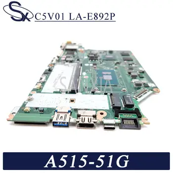 KEFU LA-E892P Klēpjdators mātesplatē par Acer A515-51G A615-51G sākotnējā mainboard Borta 4 GB-operatīvā ATMIŅA I5-7200U GT940MX/MX150-2GB