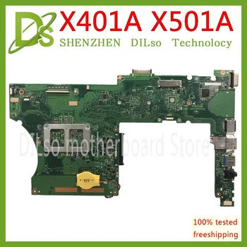 KEFU X401A HM70 Par ASUS X301A X401A X501A mātesplati sākotnējā X401A SLJ8E HM76 Atbalsta I3 I5 CPU Testa oriģināls
