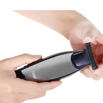 Kemei 3 In 1 Profesionālo Matu Clipper Uzlādējams 0mm Baldheaded Matu Apgriezēji Frizētava Frizūra Mašīna ar USB Kabeli