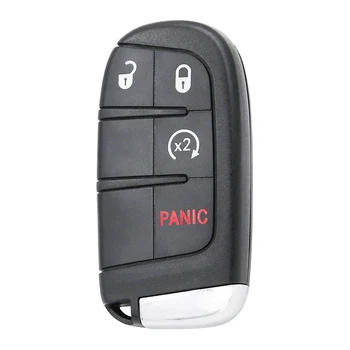 KEYECU Nomaiņa Smart Remote Auto Atslēgu Fob 4 (433MHz ID46 Mikroshēmu Fiat 500 L, Jeep Renegade-2018 M3N-40821302